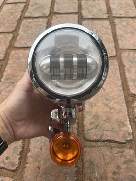 6800021 Harley-davidson Auxiliary Fog Passing Lamps Amb Left Turn Light Mounts 14-20 Touring