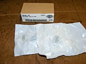 68193-95 Harley-davidson 2 Wedge Bulb Lamp Oem Hd