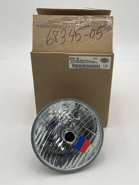 68345-05 Harley-davidson Oem Softail Halogen Headlamp Reflector Assembly New