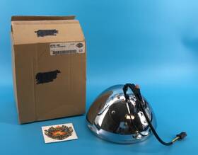 69750-05c Harley-davidson 69750-05b New Open Box Oem Shell Asy Headlamp With Wiring #
