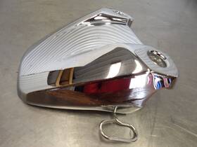 73246-11 Harley-davidson 13 Sportster Custom Xl 1200 And 883 Chrome Headlight Lid Cover Cap Visor