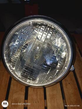 69748-05 Harley-davidson 75008 Heritage Softail Fatboy Chrome 7 Inch Headlight Bucket Head Lamp Oem
