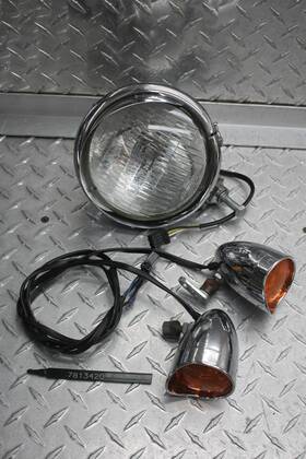 7813420 Harley-davidson 2003 Dyna Wide Glide Anniversary Fxdwg Front Headlight And Signals