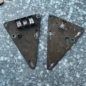 Cr1000 Harley-davidson 1977-78 Xlcr Sportster Cafe Racer Headlight Triangle Mounting Bkts