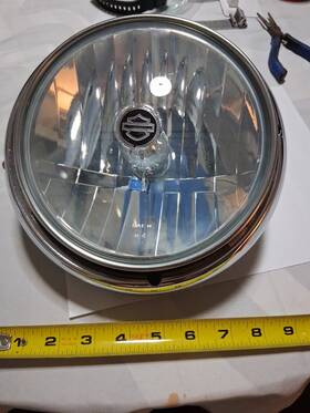 Xoo3jh3urd Harley-davidson Xoo2jh3urd Headlight Softtail Deuce Custom Sporter B