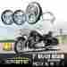 Harley-g5-kit-a3 Xprite 7 Inch Round G5 45w Cree Led Chrome Headlight For Harley Davidson Motorcycle