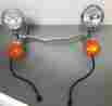 68712-94a Harley Signal Lamp Light Fog Chrome Turn 2003 Touring Davidson S8 Bar