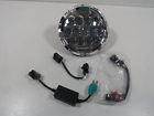Harley3pack-75wwh Turbosii Dot Approved Daymaker Chrome Round Led Headlight 611553547555