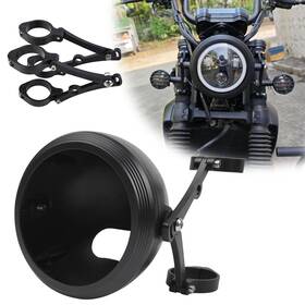 Hp575bhs-b54 Harpuou 5.75inch Cnc Motorcycle Headlight Aluminum Alloy Housing Bucket With Side