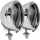 Hb42020 Adjure Chrome Smooth Bagger Style Spot Light Housings