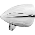Hb54211 Adjure Chrome Sunset Blvd Flamed Headlight Housing With Visor