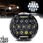 Hd-1p75w-flux Turbosii Motorcycle Black Projector Daymaker Led Light Bulb Headlight For