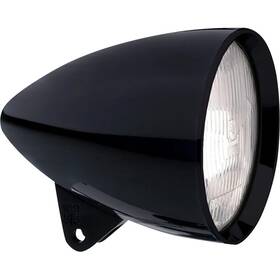 1-5800za Headwinds 5-3/4 Inch Black Bradley Concours Rocket Headlight Housing Harley