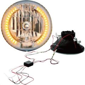 8-9724ledwtcma Headwinds 7in. Headlamp With Led Turn Signals And Control Module