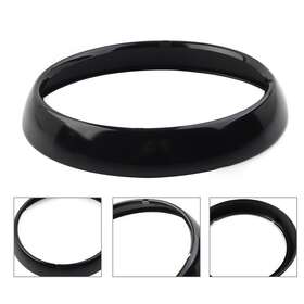 Helparts 211311597084 7 Inch Headlight Trim Ring Visor Light Cover For Harley Touring Electra Street Glide