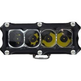 50403 Heretic Studio 4 Inch 6-series Combination Spot/flood Light - Black With Clean Lens