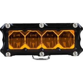 50413 Heretic Studio 4 Inch 6-series Flood Light - Black With Amber Lens