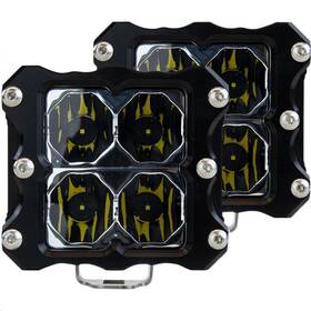 52207 Heretic Studio 6-series Quattro Flood Light - Black