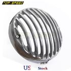 Hl-691-ch Topspeed Headlight Lamp Grill Guard Cover For Harley 699977000528