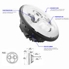 Hl701nsushn002hlusfl501nbushl700bsusbrm Belt Road Round Led Headlight Halo Passing Fog 699901984542