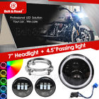 Hl702gbushn002hlusfl501nbushl700bsusbrm Belt Road Round Rgb Halo Ring Led Headlight 699978874951