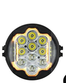 Hw167006 Hogworkz 7 Inch Led Silvertooth Performance Headlight For Harley Touring Models