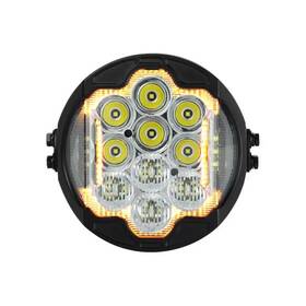Hw167014 Hogworkz 7 Inch Led Silvertooth Performance Headlight For 22-25 Harley Low Rider St