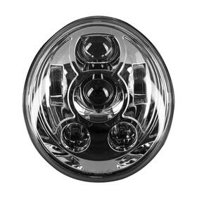 Ft02-ft17 Hogworkz Hw195210 Hogworkz-chrome Led Headlight For Harley V-rod