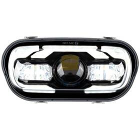 Ft18-ft24 Hogworkz Hw195211 Hogworkz-black Led Headlight For Harley Fat Bob