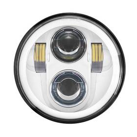 Ft18-ft24 Hogworkz Hw195213 Hogworkz-led Chrome Halomaker Headlight For Harley