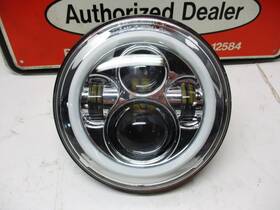 Hw7004 Hogworkz Halomaker 7 Inch Led Headlight Harley Davidson Touring Softail