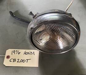 33100-292-033 Honda Oem Cb200 Cb 200 200t Headlamp Headlight Head Lamp Light Bucket Chrome