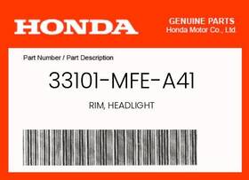 Honda 33101-mfe-a41 Genuine Rim Headlight -