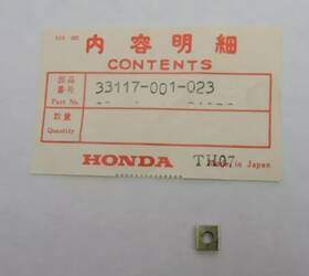 33117-001-023 Honda 1969-1999 Ct70 Z50 C70 Sl70 Xl70 Headlight Adjusting Nut Oem