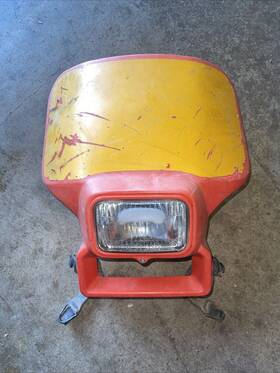 33120-kf0-671 Honda 1985 Xr350r Xr200r Headlight Headlamp Plastic Shroud
