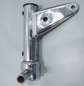 51602449000 Honda 1980 Cx500 Deluxe Front Fork Cover Headlight Mount #51602449000 Rh Chromed