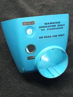 61301-147-891zc Honda Vintage Express Nc50 Headlight Case Bucket 1977 1978 1979 1980 Blue