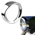 Hr-c Roccs Harley Davidson Headlight Trim Ring Visor For Flhr Touring