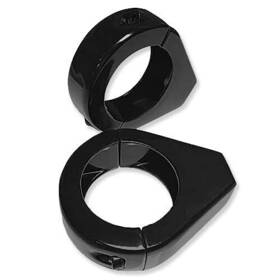 Mt299-002 Httmt 746278634188 Mt299-002- Fork Clamp Turn Signal Clamps Compatible With Harley Softail