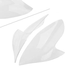 T-max530 Hukyu 111000308871 2 Pcs Front Headlight Guard Shield Screen Lens Cover For Yamaha 2017-18