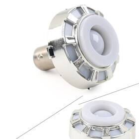 Hukyu 550735215373 Led Headlight Motorcycle Angel Eye Flash Strobe Tail Brake Rear Lights 12v