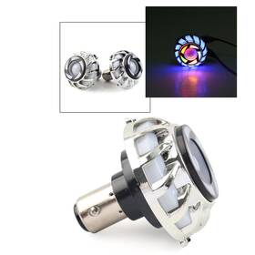 Hukyu 550735227192 Led Headlight Motor Angel Eye Flash Strobe Tail Brake Rear Lights 12v Gz Us