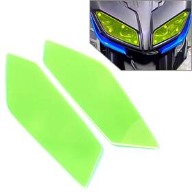 Mt-09 Hukyu 550735865578 Green Front Headlight Guard Shield Screen Lens Cover For Yamaha 2017-2021