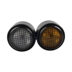 Hukyu 550742199246 1x Motorcycle Twin Dominator Headlight Dual Lamp Streetfront Double