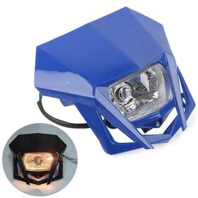 Hukyu 550742339000 Dirt Bikes 12v H4 Headlight Fairing Blue For Kawasaki Klx Xr Crf Drz Rmz Yamaha