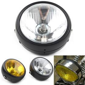 Hukyu 550742419962 Motor 5.75 Inch Retro Headlight For Harley Dyna Fxdl Softai Sportster Transparent