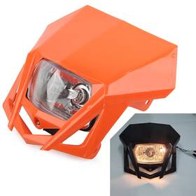 Hukyu 550742580778 Dirt Bikes 12v H4 Headlight Fairing For Kawasaki Klx Xr Crf Drz Rmz Orange