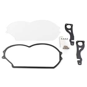 Hukyu 612046768570 Motorcycle Headlight Transparent Cover Headlamp Guard For Bmw R1200 Gs Abs 05-12