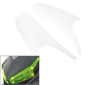 Hukyu 612047578543 Transparent Headlight Guard Shield Screen Lens Cover For Honda Cbr650r 2019-2021