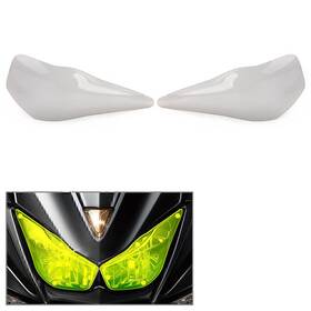 Hukyu 612047678328 Smoke Front Headlight Guard Shield Screen Lens Cover For Honda Force 155 2016-21
